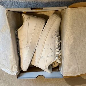 Nike Air Force One White Sneakers 7